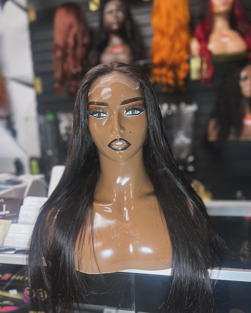 Straight 4x4 Closure Wig