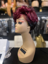 Load image into Gallery viewer, 1b/ burgundy pixie wig

