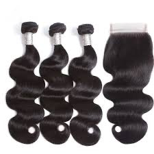 Brazilian Body Wave 3 Bundles + Closure Deal