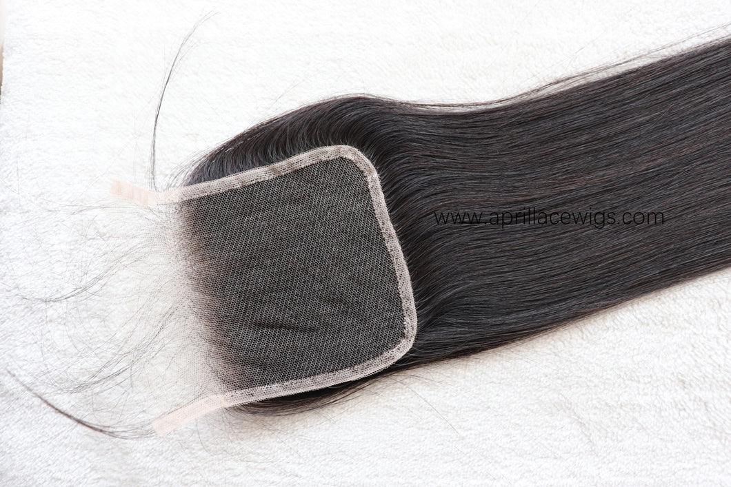 5 x 5 HD lace closure straight